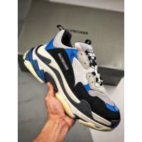 Balenciaga經典款男女鞋 巴黎世家頂級版本Triple-S 17老爹鞋 Balenciaga情侶款老爹鞋  hdbl1222