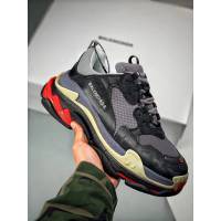 Balenciaga經典款男女鞋 巴黎世家頂級版本Triple-S 17老爹鞋 Balenciaga情侶款老爹鞋  hdbl1227