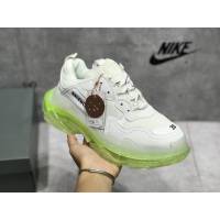 Balenciaga經典款男女鞋 巴黎世家頂級版本Triple S厚底氣墊大底LOGO老爹鞋 Balenciaga情侶款老爹鞋  hdbl1254
