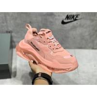 Balenciaga經典款男女鞋 巴黎世家頂級版本Triple S厚底氣墊大底LOGO老爹鞋 Balenciaga情侶款老爹鞋  hdbl1271