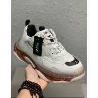 Balenciaga經典款男女鞋 巴黎世家頂級版本Triple S厚底氣墊大底LOGO老爹鞋 Balenciaga情侶款老爹鞋  hdbl1276