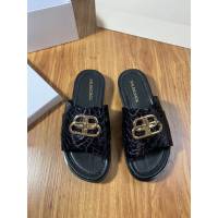 Balenciaga經典款男鞋 巴黎世家頂級版本男士夏季牛皮鞋面涼拖  hdbl1286