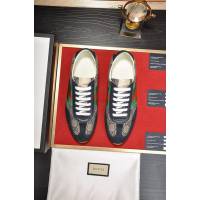 GUCCI男鞋 原單品質 歐式風格 2018新款 古馳進口牛皮男鞋 Gucci紅色休閒鞋  hdnx1003