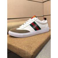 GUCCI男鞋 2019GUCCI官網最新款 休閒時尚男鞋 古馳男士小白鞋 Gucci男板鞋  hdnx1035