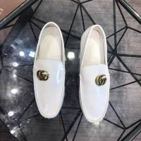 GUCCI男鞋 古馳爆款豆豆鞋 Gucci休閒時尚男士牛皮鞋  hdnx1276