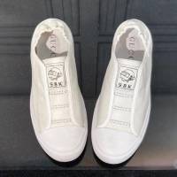 GUCCI男鞋 古馳牛皮休閒男鞋 套腳風格 Gucci白色男板鞋  hdnx1318