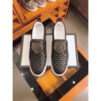 GUCCI男鞋 2019新春米蘭走秀款 古馳駕車鞋 Gucci男士休閒板鞋  hdnx1324