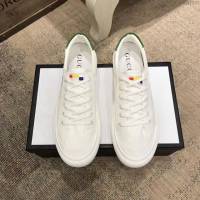 GUCCI男鞋 2019爆款 專櫃同步 古馳休閒男板鞋 Gucci牛皮休閒系帶男鞋  hdnx1335