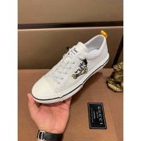 GUCCI男鞋 2019古奇官網最新款 休閒時尚男鞋 古馳牛皮小白鞋 Gucci休閒男板鞋  hdnx1343
