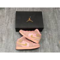 Nike男鞋 2019新款 耐克髒粉 AJ1喬丹1代 中邦耐克休閒鞋 男女同款  hdx13154
