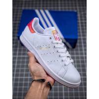 Adidas白鞋 EG8133 漸變水晶 阿迪達斯休閒板鞋 男女同款  hdx13298