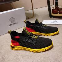 VERSACE男鞋 2019專櫃同步 範思哲透氣網布休閒鞋  jpx1861