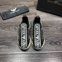 Armani男鞋 2019新款 男士休閒運動鞋 透氣網布 阿瑪尼時尚男鞋  jpx2153
