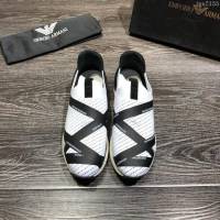 Armani男鞋 2019新款 男士休閒運動鞋 透氣網布 阿瑪尼時尚男鞋  jpx2155