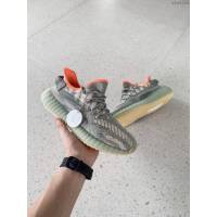 Adidas男女椰子鞋 阿迪達斯夜光椰子350 Adidas Yeezy Boost 350 v3水滴灰橙  xhn1558