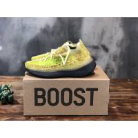 Adidas男女椰子鞋 阿迪達斯椰子380 Adidas Yeezy Boost 380 V3螢光黃  xhn1588