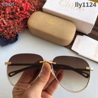 CHLOE克洛伊 2019新款 無框設計 鑽石切邊 明星範 時尚爆款墨鏡  lly1124