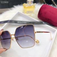 GUCCI古馳 GG0437 官網海報款 官網同步 最新金屬框墨鏡 網紅同款  lly1275