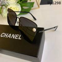 CHANEL香奈兒 新款 方形珍珠雙c標誌 女款金屬裝飾太陽鏡  lly1298