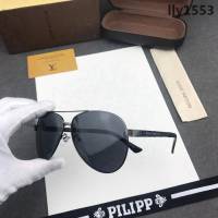 LV路易威登 春季新款 男士偏光墨鏡 真空電鍍 精選寶麗來偏光鏡片  lly1553