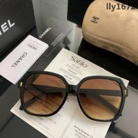 CHANEL香奈兒 19年開春新款 潮流爆款 時尚方框太陽鏡 高品質 網紅潮款墨鏡  lly1672