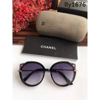 CHANEL香奈兒 5813 2019秋夏新款 糖果色 雙C鏡腿 女款太陽鏡  lly1676