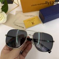 LV路易威登 新款 高品質 男士休閒商務蛤蟆鏡 金屬飛行墨鏡  lly1700