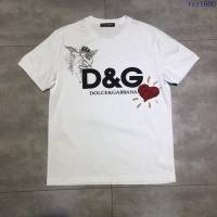 Dolce Gabbana白色短袖 2019新款 DG男T恤  tzy1600