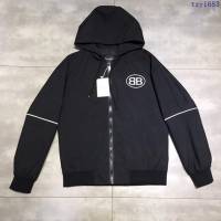Balenciaga外套 專櫃同步 巴黎世家連帽外套 白色拉鏈上衣  tzy1683