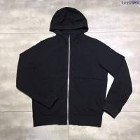 Armani男裝 19春夏新款夾克 阿瑪尼連帽衫 黑色 拉鏈男外套  tzy1689