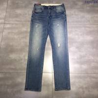 Armani男裝 19春夏新款 阿瑪尼牛仔褲 淺藍色洗水牛仔褲  tzy1724
