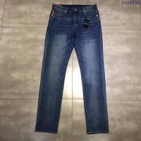 Armani男裝 19春夏新款 阿瑪尼牛仔褲 深藍色洗水牛仔褲  tzy1725