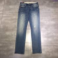Armani男裝 19春夏新款 阿瑪尼牛仔褲 淺藍色洗水牛仔褲  tzy1837