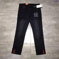 Gucci牛仔褲 19春夏新款 古馳黑色男士牛仔褲  tzy1871