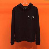 Valentino男裝 19-20FW新款 黑色連帽衛衣 男套頭衛衣 男士秋季新款單品  tzy2230