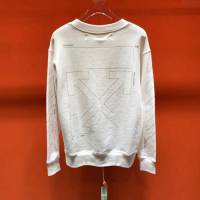 OffWhite男裝 19-20FW新款 最高品質 off圓領衛衣 off白色套頭男衛衣  tzy2273