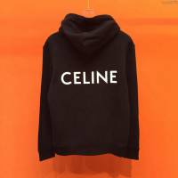 Celine男裝 19-20FW新款 塞林黑色連帽套頭衛衣 男女同款  tzy2275