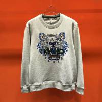 Kenzo男裝 19/20FW新款 最高品質 Kenzo灰色休閒衣 高田賢三男士圓領套頭衛衣 秋冬時尚單品  tzy2328