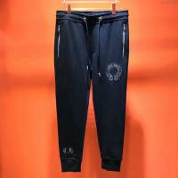 ChromeHearts男裝 克羅心19/20FW新款 重工刺繡衛褲 男士休閒褲  tzy2341