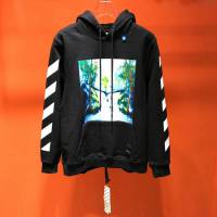 OffWhite男裝 19-20FW新款 最高品質 off男士連帽套頭黑色衛衣 男士秋季最新單品  tzy2365