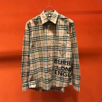 Burberry男裝 19/20FW新款 最高品質 巴寶莉格子秋季男襯衫  tzy2372