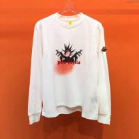 Moncler男裝 19-20FW聯名新款 Moncler圓領衛衣 盟可睞白色秋季最新單品  tzy2374
