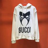 Gucci男裝 19/20FW新款連帽衛衣 最高品質 古奇黑色男衛衣 男士秋季最新單品  tzy2384