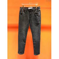 Valentino男裝 19-20FW新款牛仔褲 男士洗水黑色牛仔長褲  tzy2387