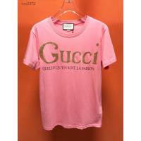Gucci女短袖 2020新款 古奇女款粉T恤  tzy2472