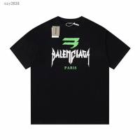 Balenciaga專櫃巴黎世家2023SS新款龜裂印花T恤 男女同款 tzy2638