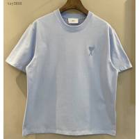 Ami專櫃2023SS新款刺繡T恤 男女同款 tzy2658