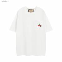 Gucci古奇專櫃古馳2023SS新款刺繡T恤 男女同款 tzy2677