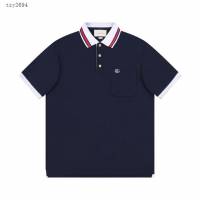 Gucci古奇專櫃古馳2023SS新款刺繡Polo翻領T恤 男女同款 tzy2694