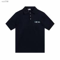 Dior專櫃迪奧2023SS新款刺繡Polo短袖T恤 男女同款 tzy2786